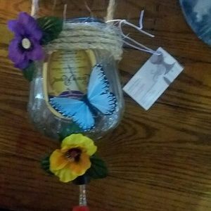 Crown Royal Hummingbird Feeder with butterfly